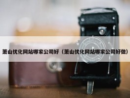 萧山优化网站哪家公司好（萧山优化网站哪家公司好做）