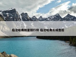 临沧哈弗销量排行榜 临沧哈弗长城售后