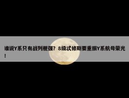 谁说Y系只有战列舰强？8级忒修斯要重振Y系航母荣光！