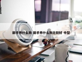 新手养什么狗 新手养什么狗比较好 中型