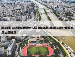 网新科技新媒体运营怎么样 网新科技集团有限公司是私企还是国企