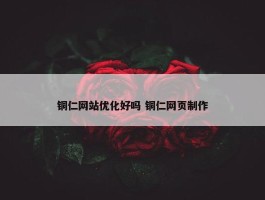 铜仁网站优化好吗 铜仁网页制作