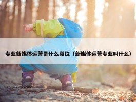 专业新媒体运营是什么岗位（新媒体运营专业叫什么）