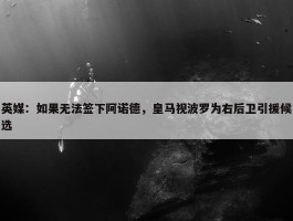 英媒：如果无法签下阿诺德，皇马视波罗为右后卫引援候选