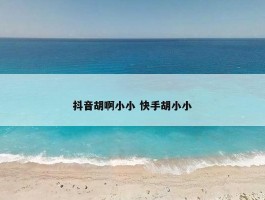 抖音胡啊小小 快手胡小小