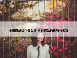 小说网站优化怎么做 小说网站的优势与劣势