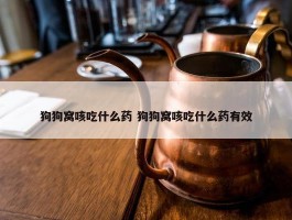 狗狗窝咳吃什么药 狗狗窝咳吃什么药有效