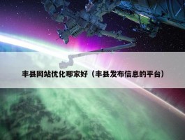 丰县网站优化哪家好（丰县发布信息的平台）