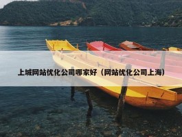 上城网站优化公司哪家好（网站优化公司上海）