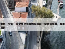 重伤！官方：尤文中卫布雷默左膝前十字韧带撕裂，赛季报销