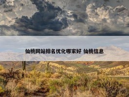 仙桃网站排名优化哪家好 仙桃信息