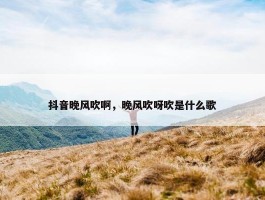 抖音晚风吹啊，晚风吹呀吹是什么歌