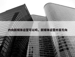 内向新媒体运营可以吗，新媒体运营内容方向