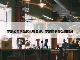 罗湖公司网站优化哪里好，罗湖区制作公司网站