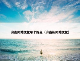 济南网站优化哪个好点（济南新网站优化）