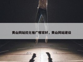 黄山网站优化推广哪家好，黄山网站建设