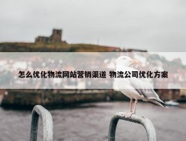 怎么优化物流网站营销渠道 物流公司优化方案