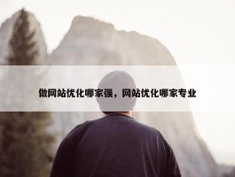 做网站优化哪家强，网站优化哪家专业