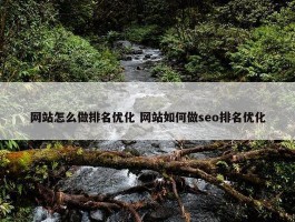 网站怎么做排名优化 网站如何做seo排名优化