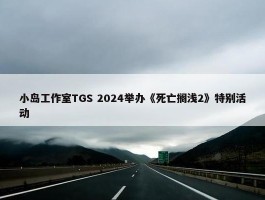 小岛工作室TGS 2024举办《死亡搁浅2》特别活动