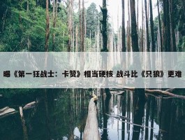 曝《第一狂战士：卡赞》相当硬核 战斗比《只狼》更难