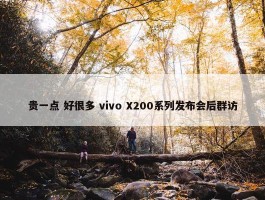 贵一点 好很多 vivo X200系列发布会后群访