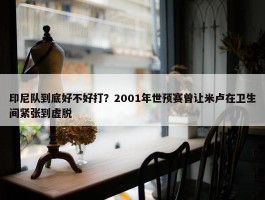 印尼队到底好不好打？2001年世预赛曾让米卢在卫生间紧张到虚脱