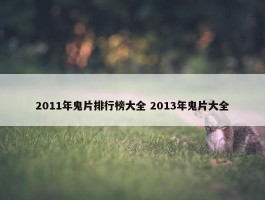 2011年鬼片排行榜大全 2013年鬼片大全