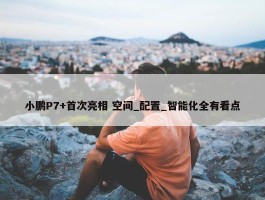 小鹏P7+首次亮相 空间_配置_智能化全有看点