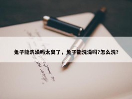 兔子能洗澡吗太臭了，兔子能洗澡吗?怎么洗?