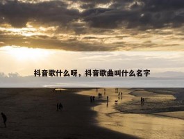 抖音歌什么呀，抖音歌曲叫什么名字