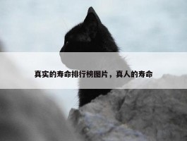 真实的寿命排行榜图片，真人的寿命