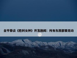 金亨泰谈《胜利女神》开发趣闻：所有东西都要晃动