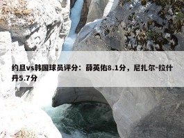 约旦vs韩国球员评分：薛英佑8.1分，尼扎尔-拉什丹5.7分