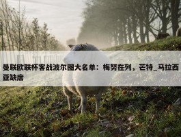 曼联欧联杯客战波尔图大名单：梅努在列，芒特_马拉西亚缺席