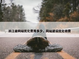 浙江省网站优化费用多少，网站建设优化收费