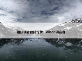 迪庆调音台排行榜，dibon调音台