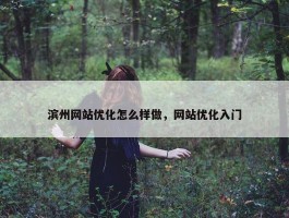 滨州网站优化怎么样做，网站优化入门