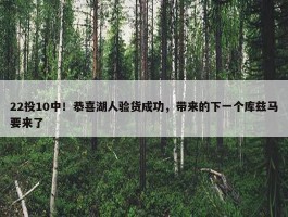 22投10中！恭喜湖人验货成功，带来的下一个库兹马要来了