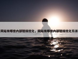 网站有哪些内部链接优化，网站有哪些内部链接优化方法