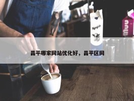 昌平哪家网站优化好，昌平区网