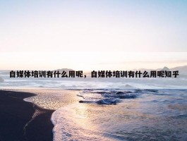 自媒体培训有什么用呢，自媒体培训有什么用呢知乎