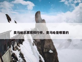 奥马哈总票房排行榜，奥马哈是哪里的