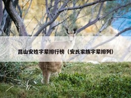 昆山安姓字辈排行榜（安氏家族字辈排列）