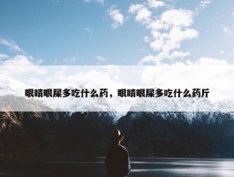 眼睛眼屎多吃什么药，眼睛眼屎多吃什么药斤