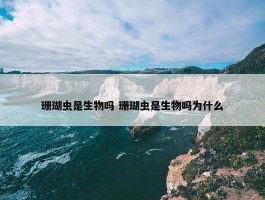 珊瑚虫是生物吗 珊瑚虫是生物吗为什么