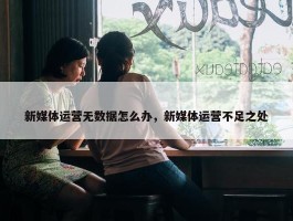 新媒体运营无数据怎么办，新媒体运营不足之处