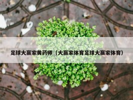 足球大赢家黄药师（大赢家体育足球大赢家体育）