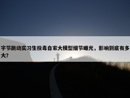 字节跳动实习生投毒自家大模型细节曝光，影响到底有多大？