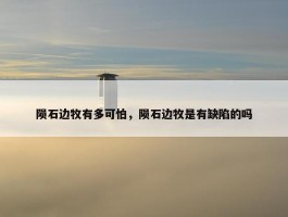 陨石边牧有多可怕，陨石边牧是有缺陷的吗